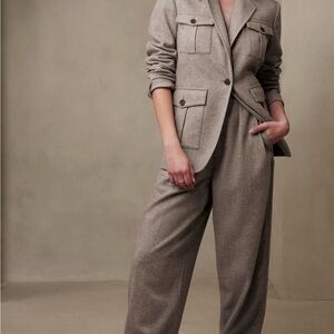 Banana Republic Factory Herringbone blazer